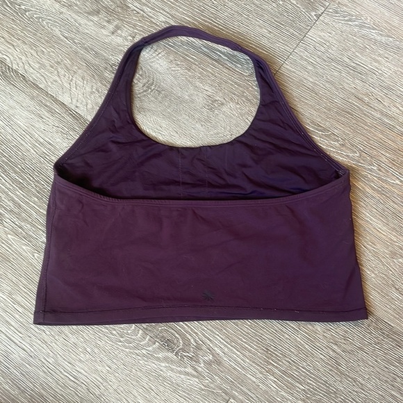 Athleta workout size large Women's Purple Halter Bralette sports bra - Picture 2 of 4
